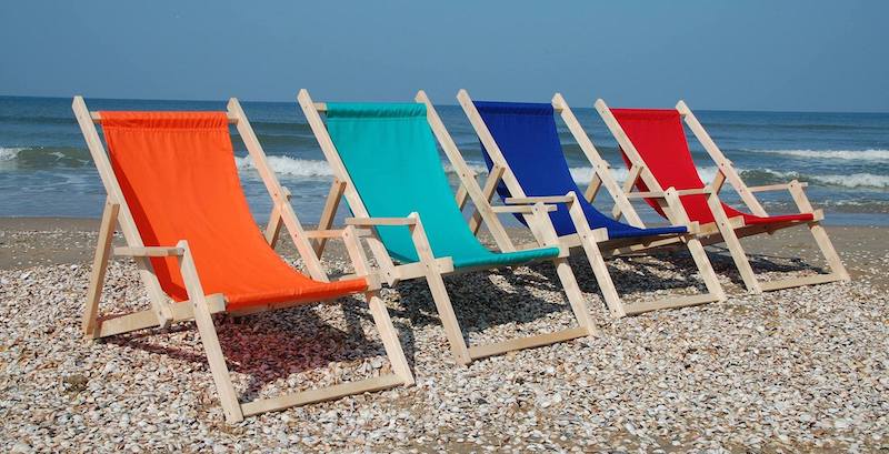 Foto Waarvoor een houten strandstoel gebruiken